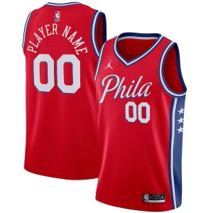 Philadelphia 76ers Jordan Unique Brand Swingman Custom Jersey Statement Edition Red - Maillot de collection - Un bijou pour les amateurs