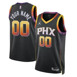 Phoenix Incontournable Suns Jordan Brand Unisex 2022/23 Swingman Custom Jersey Statement Edition Black - Maillot authentique - Reproduit avec soin