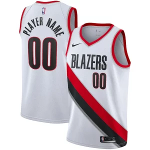 Portland Trail Blazers Nike 2020/21 Swingman Custom Jersey Association Magnifique Edition White - Maillot de qualité supérieure - Durable et résistant