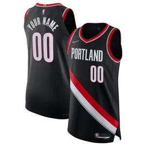Portland Trail Blazers Nike 2021/22 Captivant Diamond Authentic Custom Jersey Icon Edition Black - Giftez-le à un fan dévoué - Livraison en temps pour les fêtes