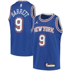RJ Barrett New Bold York Knicks Jordan Brand Youth 2020/21 Swingman Player Jersey Statement Edition Blue - Giftez-le à un fan dévoué - Livraison en temps pour les fêtes