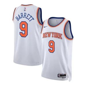 RJ Barrett New York Knicks Nike Unisex Swingman Jersey Sophistiqué Association Edition White - Maillot de collection - Un bijou pour les amateurs