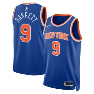 RJ Barrett New York Knicks Nike Unisex Charming Swingman Jersey Icon Edition Blue - Pour les fans de la ligue - Un maillot authentique de la compétition