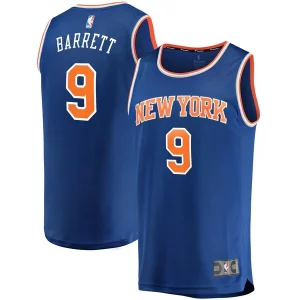 RJ Barrett New York Knicks Replica Fast Break Jersey Blue Icon Premium Edition - Confort et style combinés - Pour un look exceptionnel