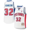 Richard Hamilton Classique Detroit Pistons Youth 2003/04 Hardwood Classics Swingman Jersey White - Stock limité - Commandez vite votre maillot exclusif