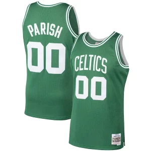 Robert Parish Boston Celtics 1985/86 Hardwood Classics Swingman Jersey Kelly Green Vibrant - Pour les matchs d'athlétisme - Restez frais et confortable