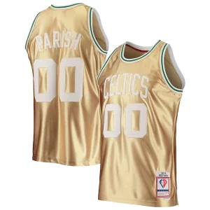 Robert Parish Boston Celtics 75th Anniversary 1985/86 Hardwood Classics Swingman Jersey Luxueux Gold - Maillot de collection - Un bijou pour les amateurs
