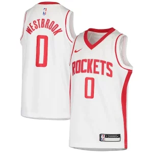 Russell Westbrook Houston Rockets Nike Youth Distingué Swingman Jersey Association Edition White - Maillot de championnat - Revivez les victoires glorieuses