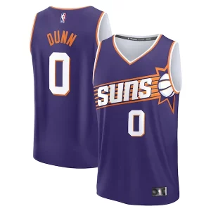 Ryan Dunn Phoenix Suns Youth 2024 NBA Draft Fast Break Player Jersey Exceptionnel Icon Edition Purple - Pour les joueurs de basketball amateurs - Adapté à tous les styles de jeu
