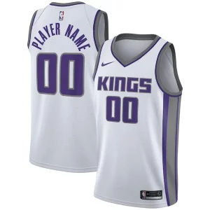 Sacramento Kings Nike 2020/21 Swingman Premium Custom Jersey Association Edition White - Maillot authentique - Reproduit avec soin