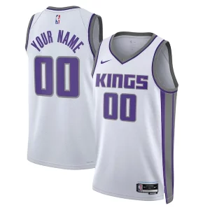 Sacramento Kings Nike Distingué Unisex 2022/23 Swingman Custom Jersey White Association Edition - Maillot de marque reconnue - Faites confiance à la qualité