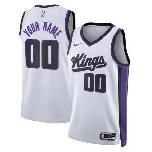 Sacramento Kings Nike Unisex Swingman Custom Jersey Association Edition Bold White - Maillot de marque reconnue - Faites confiance à la qualité