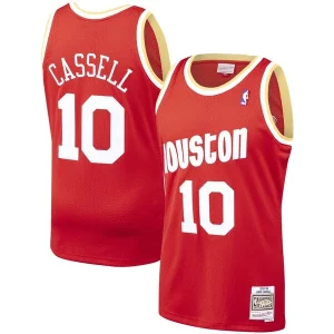 Sam Cassell Houston Rockets 1993/94 Admirable Hardwood Classics Swingman Jersey Red - Vêtement de fan emblématique - Montrez votre amour pour l'équipe