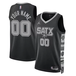 San Antonio Spurs Jordan Brand Unisex 2022/23 Exclusif Swingman Custom Jersey Statement Edition Black - Offre spéciale - Achetez maintenant et économisez