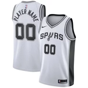 San Antonio Spurs Nike 2020/21 Swingman Custom Dashing Jersey Association Edition White - Maillot authentique - Reproduit avec soin