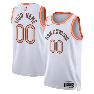 San Antonio Bold Spurs Nike Unisex 2023/24 Custom Swingman Jersey White City Edition - Giftez-le à un fan dévoué - Livraison en temps pour les fêtes