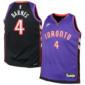 Scottie Barnes Notable Toronto Raptors Nike Youth 2024/25 Swingman Jersey Purple Classic Edition - Stock limité - Commandez vite votre maillot exclusif