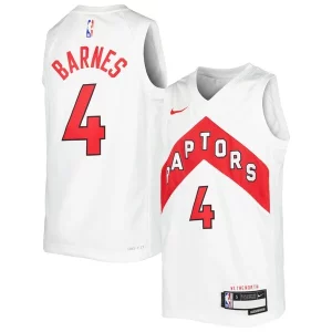 Scottie Barnes Toronto Raptors Nike Youth Swingman Jersey Association Edition Confortable White/Red - Nouvelle arrivée - Êtes-vous prêt pour la saison ?