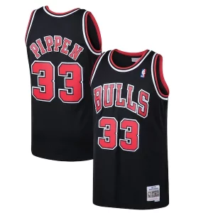 Scottie Splendide Pippen Chicago Bulls 1997/98 Hardwood Classics Swingman Jersey Black/White - Parfait pour le match jour - Montrez votre support avec style