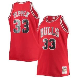 Scottie Pippen Chicago Bulls Big & Tall 1997/98 Collectible NBA 75th Anniversary Diamond Swingman Jersey Red - Livraison gratuite - Économisez sur les frais d'expédition