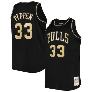 Scottie Élégant Pippen Chicago Bulls Big & Tall Hardwood Classics 1997/98 Swingman Jersey Black - Parfait pour le match jour - Montrez votre support avec style