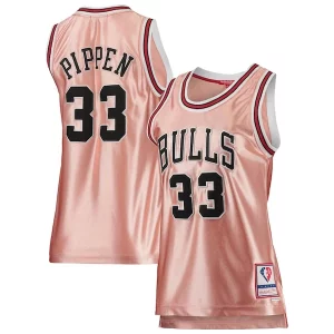 Scottie Premium Pippen Chicago Bulls Women's 75th Anniversary Rose Gold 1997 Swingman Jersey Pink - Giftez-le à un fan dévoué - Livraison en temps pour les fêtes