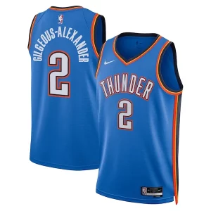 Shai Gilgeous Alexander Oklahoma City Thunder Nike Unisex Swingman Exclusif Replica Jersey Icon Edition Blue - Giftez-le à un fan dévoué - Livraison en temps pour les fêtes