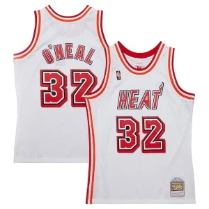 Shaquille Notable O'Neal Miami Heat 2007/08 Hardwood Classics Swingman Jersey White - Offre d'achat groupé - Achetez avec vos amis et économisez