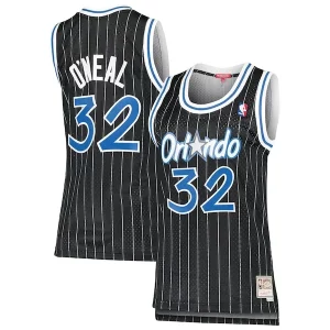 Shaquille O'Neal Orlando Exclusif Magic Women's 1995/96 Hardwood Classics Swingman Jersey Black - Maillot de qualité supérieure - Durable et résistant