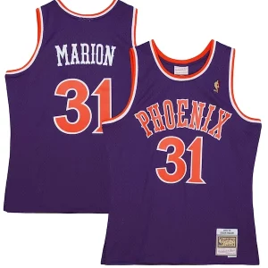 Shawn Marion Phoenix Suns 2001/02 Hardwood Classics Swingman Magnifique Jersey Purple - Garantie satisfaction - Si vous n'êtes pas satisfait