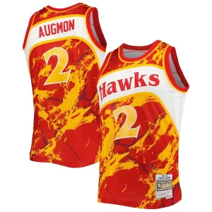 Stacey Augmon Atlanta Hawks 1991/92 Hardwood Stylish Classics Marble Swingman Jersey Red - Événement exclusif - Soyez l'un des premiers à avoir ce maillot