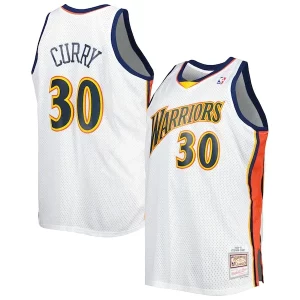 Stephen Curry Golden State Warriors Big & Tall Hardwood Classics 2008/09 Swingman Jersey White Éclatant - Garantie satisfaction - Si vous n'êtes pas satisfait