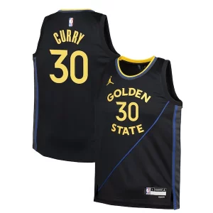 Stephen Curry Golden State Warriors Jordan Brand Youth Swingman Jersey Premium Statement Edition Navy - Pour les joueurs de basketball amateurs - Adapté à tous les styles de jeu
