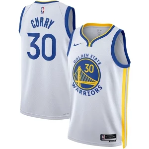 Stephen Curry Golden State Warriors Nike Haut de gamme Unisex Swingman Jersey Association Edition White/Royal - Design innovant - Écarte-vous du commun des mortels