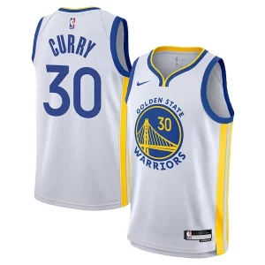 Stephen Curry Golden Personalisable State Warriors Nike Youth Swingman Jersey Association Edition White - Giftez-le à un fan dévoué - Livraison en temps pour les fêtes