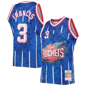 Steve Francis Houston Rockets Hardwood Classics 1999/00 Lunar New Distingué Year Swingman Jersey Blue - Maillot de collection - Un bijou pour les amateurs