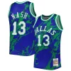 Steve Nash Dallas Mavericks 1998/99 Hardwood Bold Classics Marble Swingman Jersey Blue - Idéal pour les collectionneurs - Qualité premium garantie