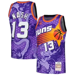 Steve Nash Phoenix Suns 1996/97 Hardwood Classics Asian Heritage 6.0 Swingman Throwback Player Notable Jersey Purple - Édition limitée - Uniques dans leur genre