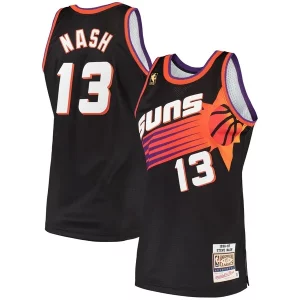 Steve Nash Phoenix Suns 1996/97 Hardwood Classics Authentic Jersey Black Exclusif - Pour les fans de la ligue - Un maillot authentique de la compétition
