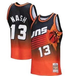 Steve Nash Phoenix Suns 1996/97 Hardwood Classics Fadeaway Swingman Player Prime Jersey Orange/Black - Maillot de championnat - Revivez les victoires glorieuses
