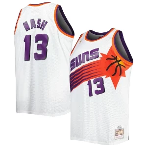 Steve Nash Phoenix Suns Big & Tall Gracieux Hardwood Classics 1996/97 Swingman Jersey White/Black - Pour les amateurs de basketball passionnés - Livraison rapide