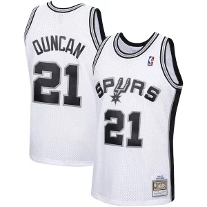 Tim Duncan San Collectible Antonio Spurs 1998/99 Hardwood Classics Swingman Jersey White - Offre spéciale - Achetez maintenant et économisez
