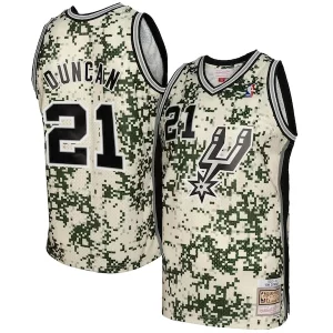 Tim Duncan San Uniques Antonio Spurs 2013/14 Swingman Jersey Camo - Maillot de marque reconnue - Faites confiance à la qualité