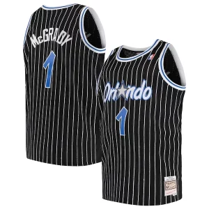Tracy McGrady Orlando Magic 2003/04 Big & Tall Hardwood Classics Swingman Jersey Commémoratif Black/Blue - Maillot authentique - Reproduit avec soin
