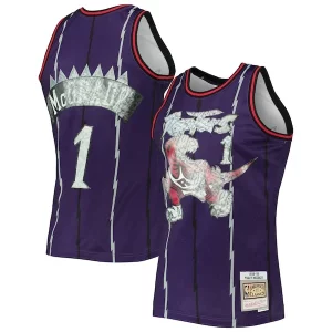 Tracy McGrady Toronto Raptors 1998/99 Hardwood Classics NBA 75th Anniversary Diamond Refiné Swingman Jersey Purple - Confort et style combinés - Pour un look exceptionnel