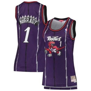 Tracy McGrady Toronto Raptors Women's 1998/99 Admirable Hardwood Classics Swingman Jersey Purple - Maillot de championnat - Revivez les victoires glorieuses