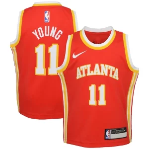 Trae Young Superbe Atlanta Hawks Nike Toddler Swingman Player Jersey Icon Edition Red - Maillot authentique - Reproduit avec soin