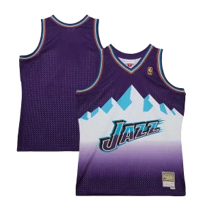 Utah Jazz 1996 Haut de gamme 97 Hardwood Classics Swingman Jersey Purple - Édition limitée - Uniques dans leur genre