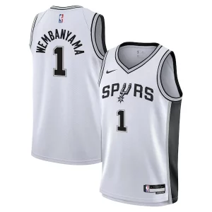 Victor Wembanyama San Antonio Spurs Nike Youth Swingman Admirable Jersey Association Edition White - Livraison gratuite - Économisez sur les frais d'expédition