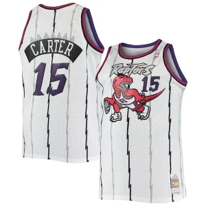 Vince Carter Toronto Raptors 1998/99 Big & Tall Hardwood Classics Swingman Jersey White/Purple Exceptionnel - Maillot de marque reconnue - Faites confiance à la qualité